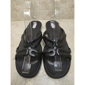 OKA-B Jasmine Slide Sandal Women Sz M/L Handmade Water Resistant Comfort Shoes